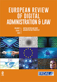 copertina 9791221800784 European Review of Digital Administration & Law