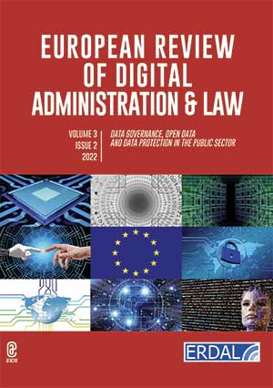 copertina 9791221807981 European Review of Digital Administration & Law