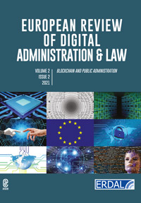 copertina 9791259947529 European Review of Digital Administration & Law